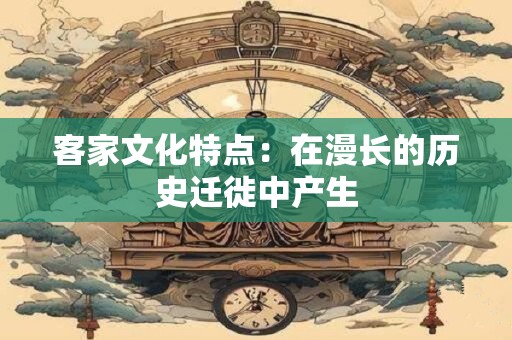 客家文化特点：在漫长的历史迁徙中产生