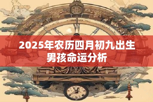 2025年农历四月初九出生男孩命运分析