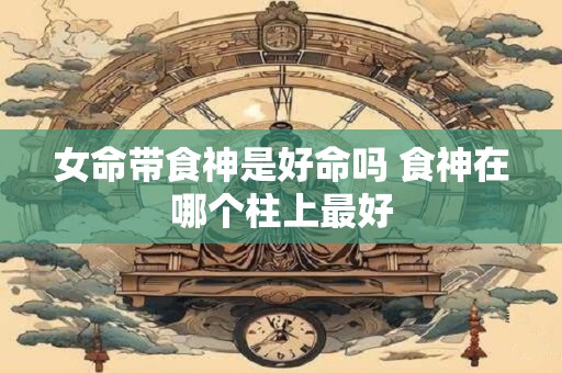 女命带食神是好命吗 食神在哪个柱上最好
