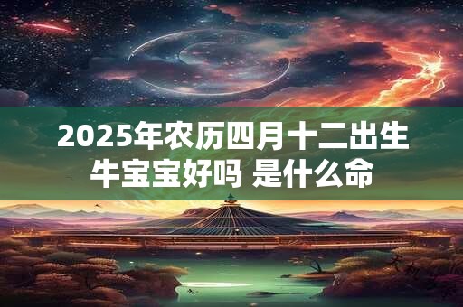 2025年农历四月十二出生牛宝宝好吗 是什么命