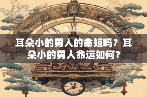 耳朵小的男人的命短吗？耳朵小的男人命运如何？