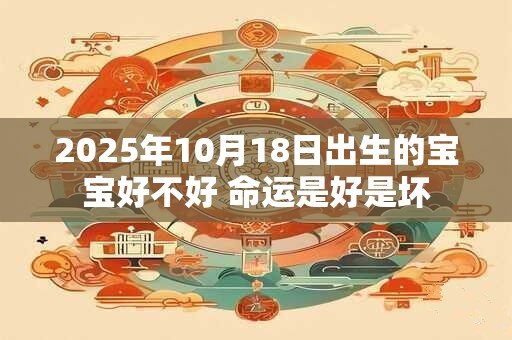 2025年10月18日出生的宝宝好不好 命运是好是坏
