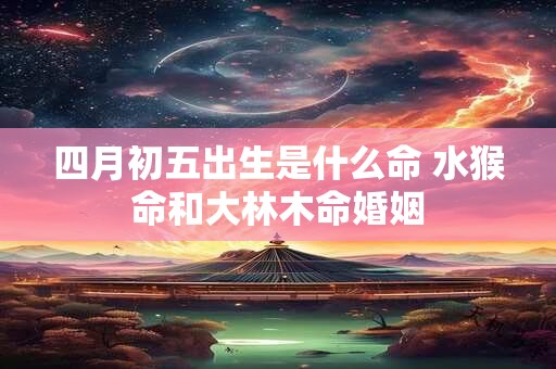 四月初五出生是什么命 水猴命和大林木命婚姻