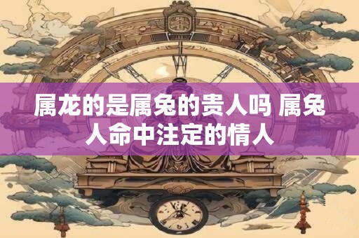 属龙的是属兔的贵人吗 属兔人命中注定的情人