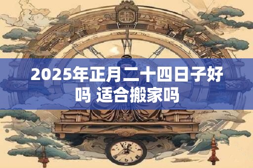 2025年正月二十四日子好吗 适合搬家吗