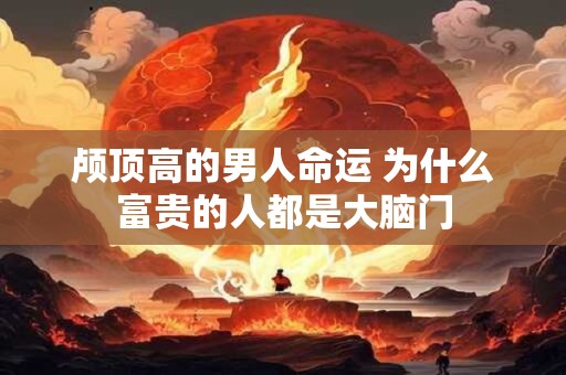 颅顶高的男人命运 为什么富贵的人都是大脑门