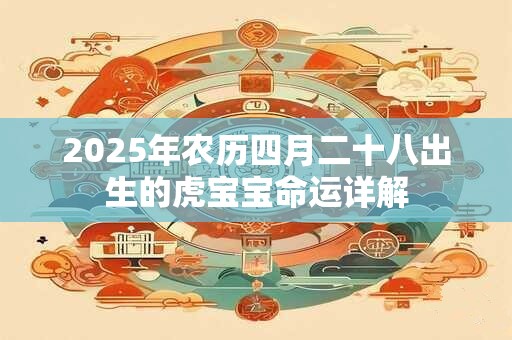 2025年农历四月二十八出生的虎宝宝命运详解