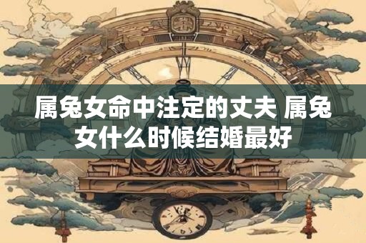 属兔女命中注定的丈夫 属兔女什么时候结婚最好