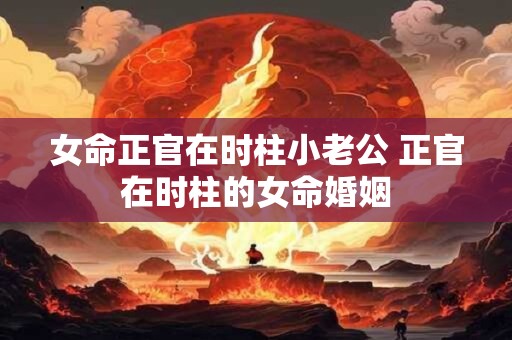 女命正官在时柱小老公 正官在时柱的女命婚姻