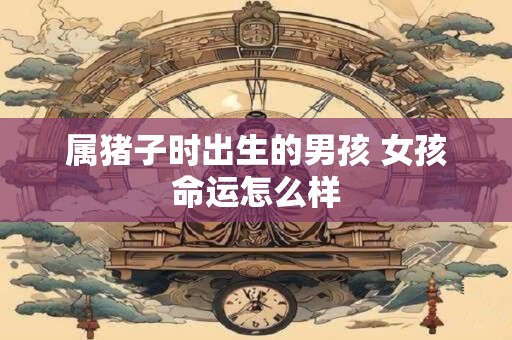 详细阅读:属猪子时出生的男孩 女孩命运怎么样 属猪子时出生的男孩 女孩命运怎么样