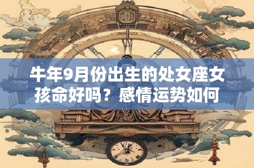 牛年9月份出生的处女座女孩命好吗？感情运势如何
