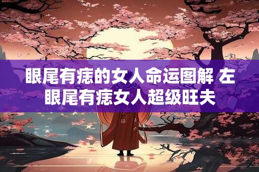 眼尾有痣的女人命运图解 左眼尾有痣女人超级旺夫