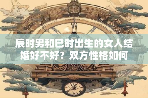 辰时男和巳时出生的女人结婚好不好？双方性格如何