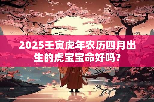 2025壬寅虎年农历四月出生的虎宝宝命好吗？