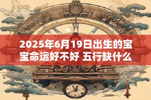 2025年6月19日出生的宝宝命运好不好 五行缺什么
