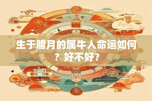 生于腊月的属牛人命运如何？好不好？