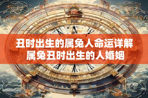 丑时出生的属兔人命运详解 属兔丑时出生的人婚姻