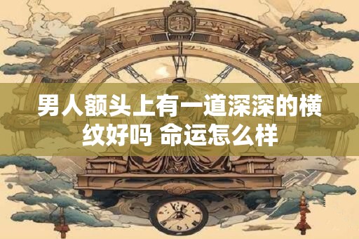 男人额头上有一道深深的横纹好吗 命运怎么样