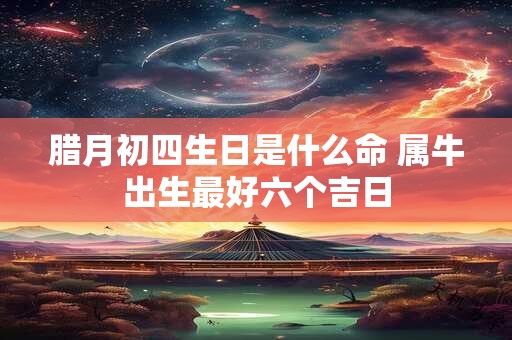 腊月初四生日是什么命 属牛出生最好六个吉日