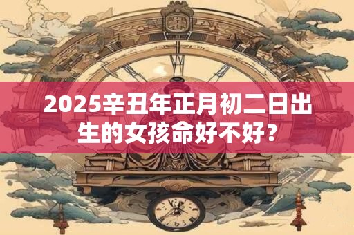 2025辛丑年正月初二日出生的女孩命好不好？