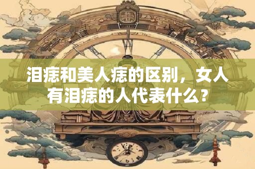 泪痣和美人痣的区别，女人有泪痣的人代表什么？