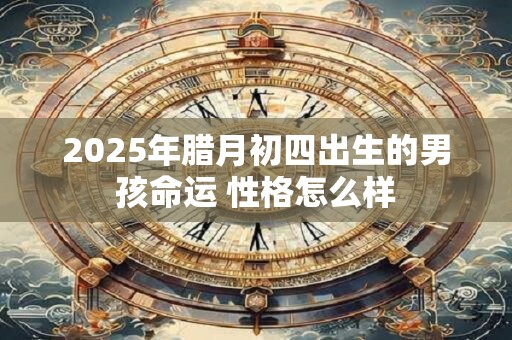 2025年腊月初四出生的男孩命运 性格怎么样