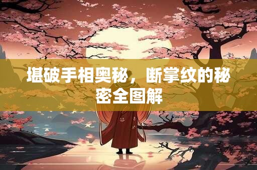 堪破手相奥秘，断掌纹的秘密全图解