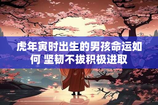 虎年寅时出生的男孩命运如何 坚韧不拔积极进取
