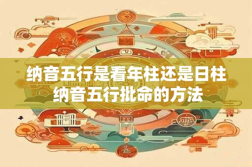 纳音五行是看年柱还是日柱 纳音五行批命的方法
