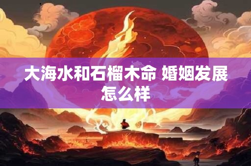 大海水和石榴木命 婚姻发展怎么样