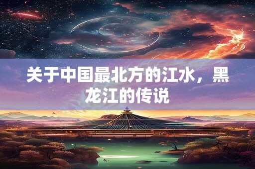 详细阅读:关于中国最北方的江水,黑龙江的传说 关于中国最北方的江水,黑龙江的传说