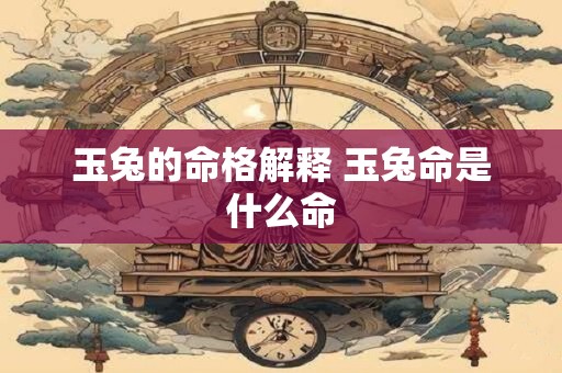 玉兔的命格解释 玉兔命是什么命