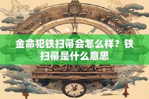 金命犯铁扫帚会怎么样？铁扫帚是什么意思