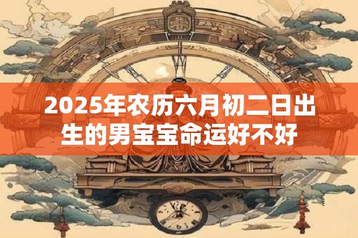 2025年农历六月初二日出生的男宝宝命运好不好
