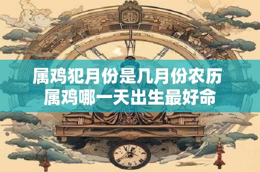 属鸡犯月份是几月份农历 属鸡哪一天出生最好命
