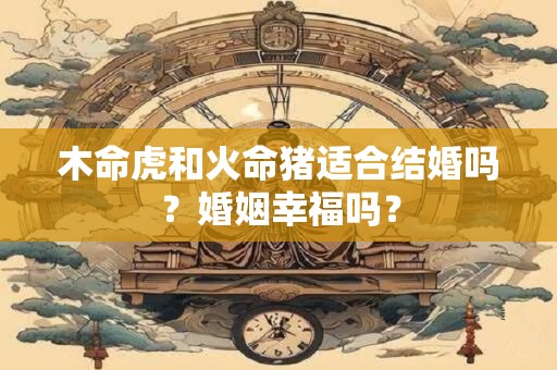 木命虎和火命猪适合结婚吗？婚姻幸福吗？