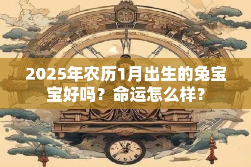 2025年农历1月出生的兔宝宝好吗？命运怎么样？