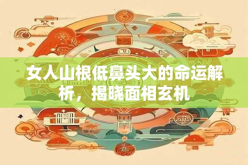 女人山根低鼻头大的命运解析，揭晓面相玄机