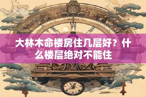 大林木命楼房住几层好？什么楼层绝对不能住