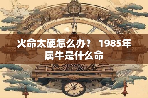 火命太硬怎么办？ 1985年属牛是什么命