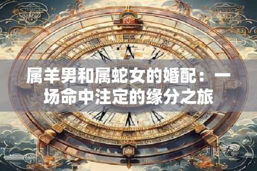 属羊男和属蛇女的婚配：一场命中注定的缘分之旅