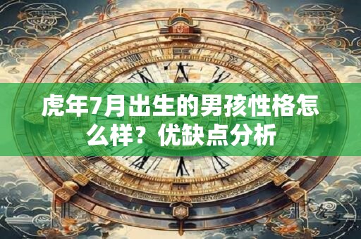 虎年7月出生的男孩性格怎么样？优缺点分析