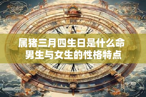 属猪三月四生日是什么命 男生与女生的性格特点