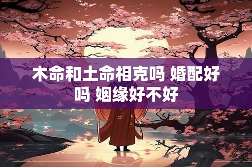 木命和土命相克吗 婚配好吗 姻缘好不好
