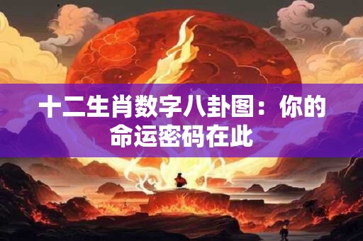 十二生肖数字八卦图：你的命运密码在此