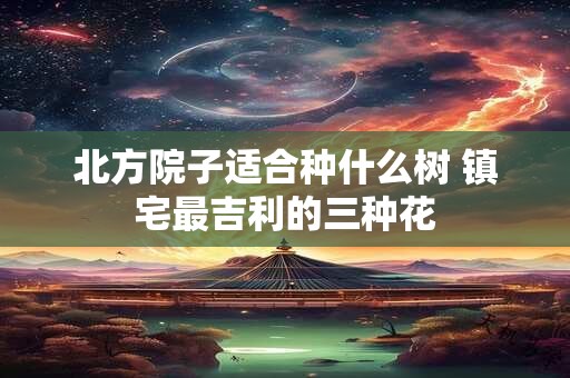 北方院子适合种什么树 镇宅最吉利的三种花