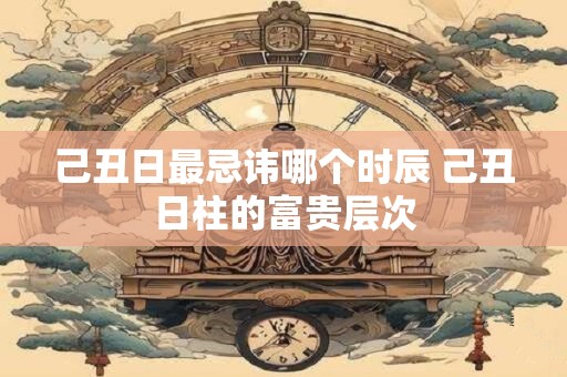 己丑日最忌讳哪个时辰 己丑日柱的富贵层次