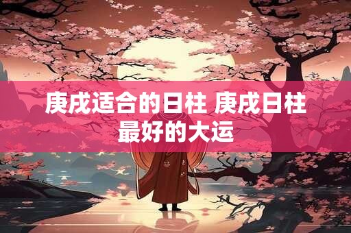 庚戌适合的日柱 庚戌日柱最好的大运