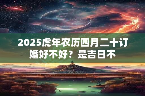 2025虎年农历四月二十订婚好不好？是吉日不