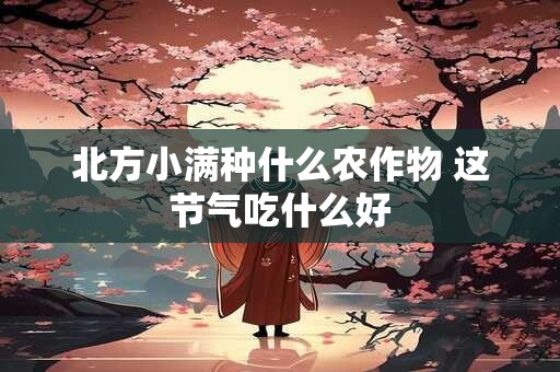 北方小满种什么农作物 这节气吃什么好